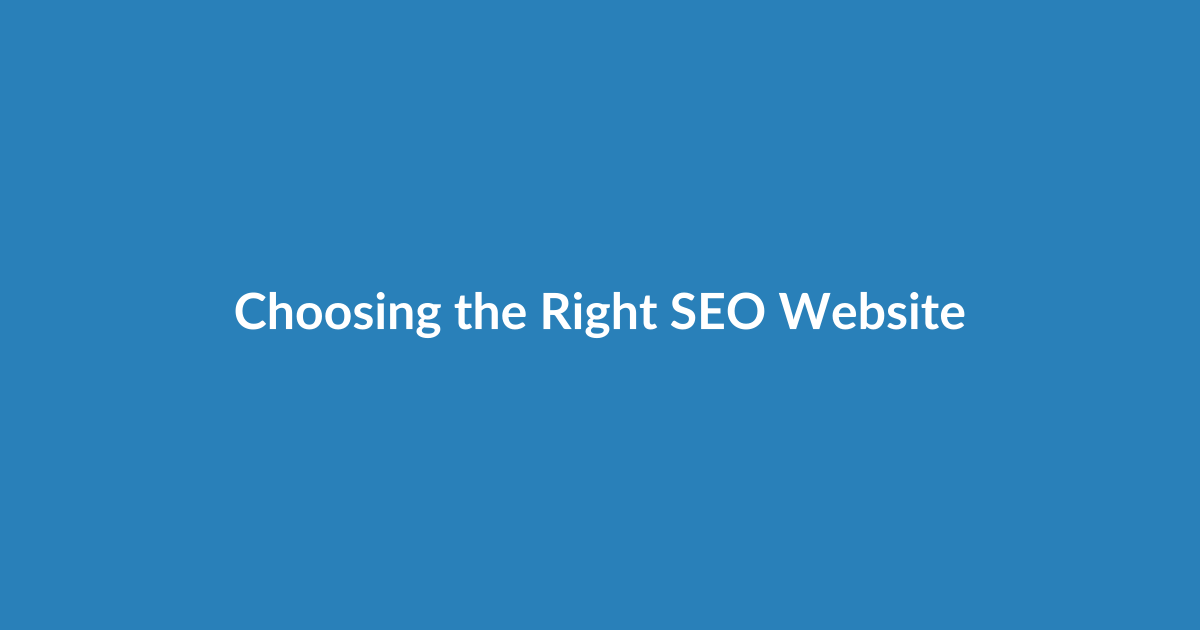 Choosing the Right SEO Website Analyzer Tools