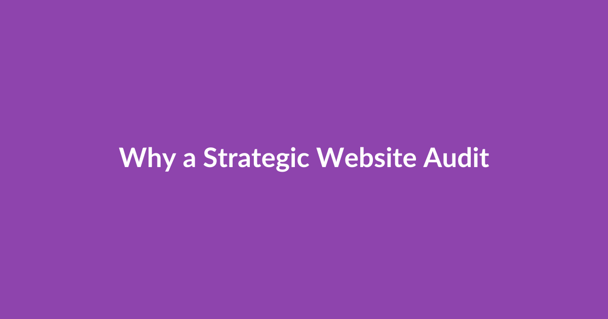Why a Strategic Website Audit Tool Stack Matters