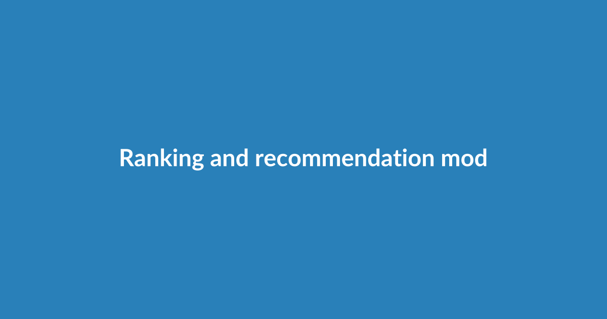 Ranking and recommendation models — how tools influence visibility